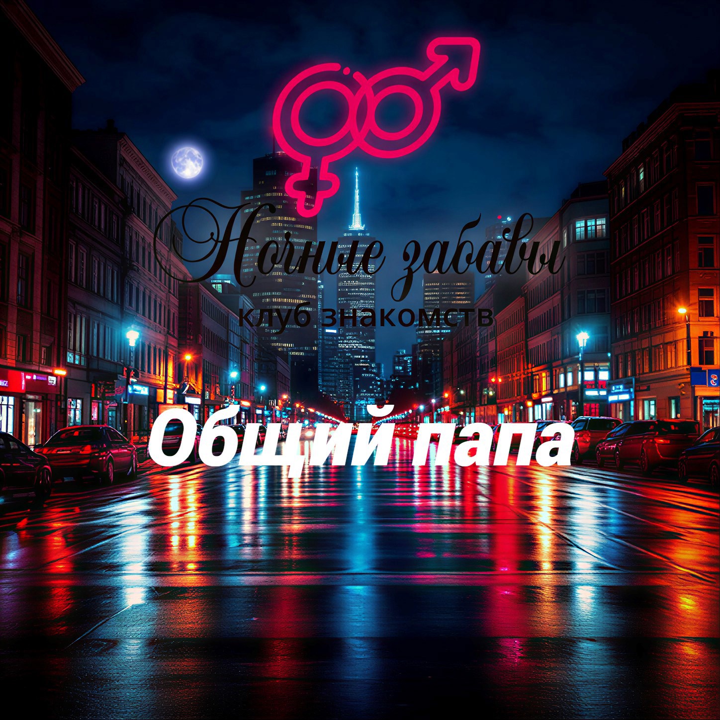 Обложка книги «Клуб «Ночные забавы»: «Общий папа»»