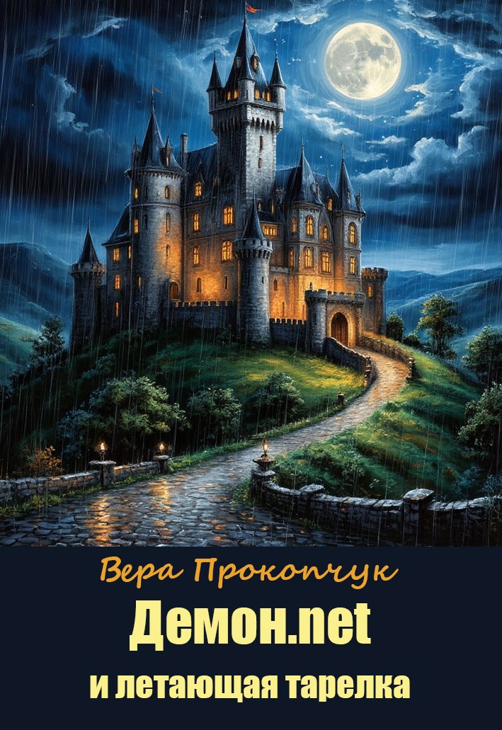 Обложка книги «Демон.net и летающая тарелка»