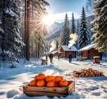 Обложка произведения Тайга, зима и апельсины