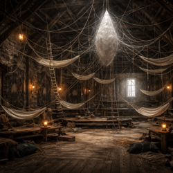 Паучий дом внутри