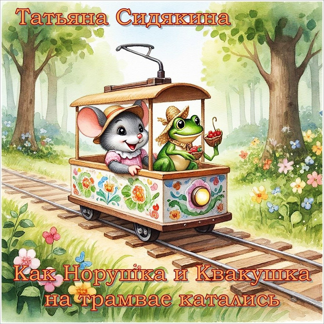 Обложка книги «Как Норушка и Квакушка на трамвае катались»