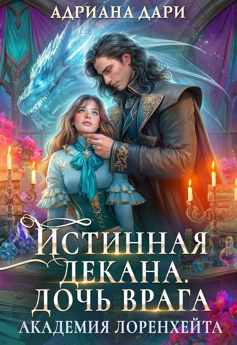 Обложка книги «Истинная декана. Дочь врага. Академия Лоренхейта»