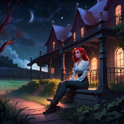 Кристен в гостях у Иркоса