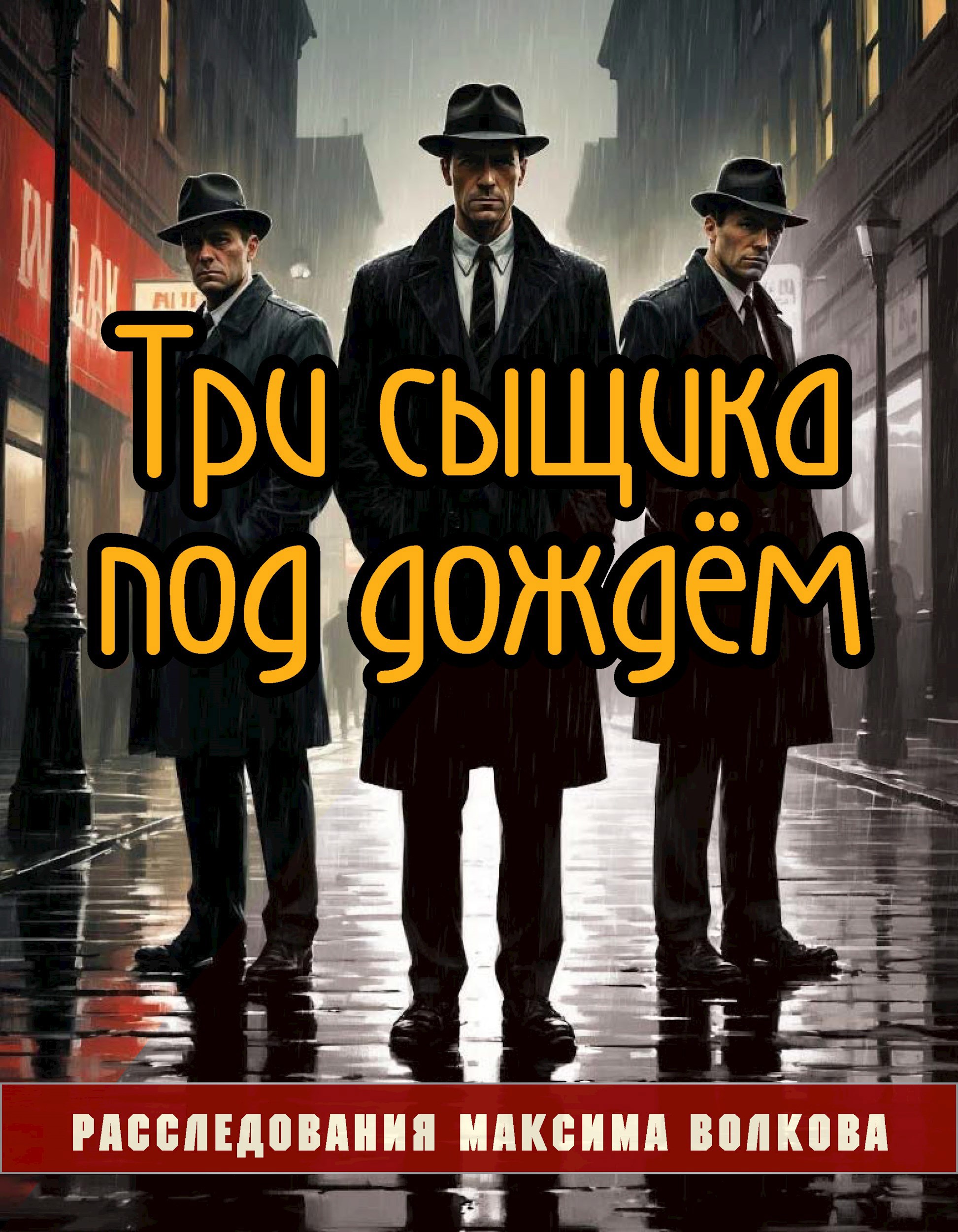 Обложка книги «Три сыщика под дождём»