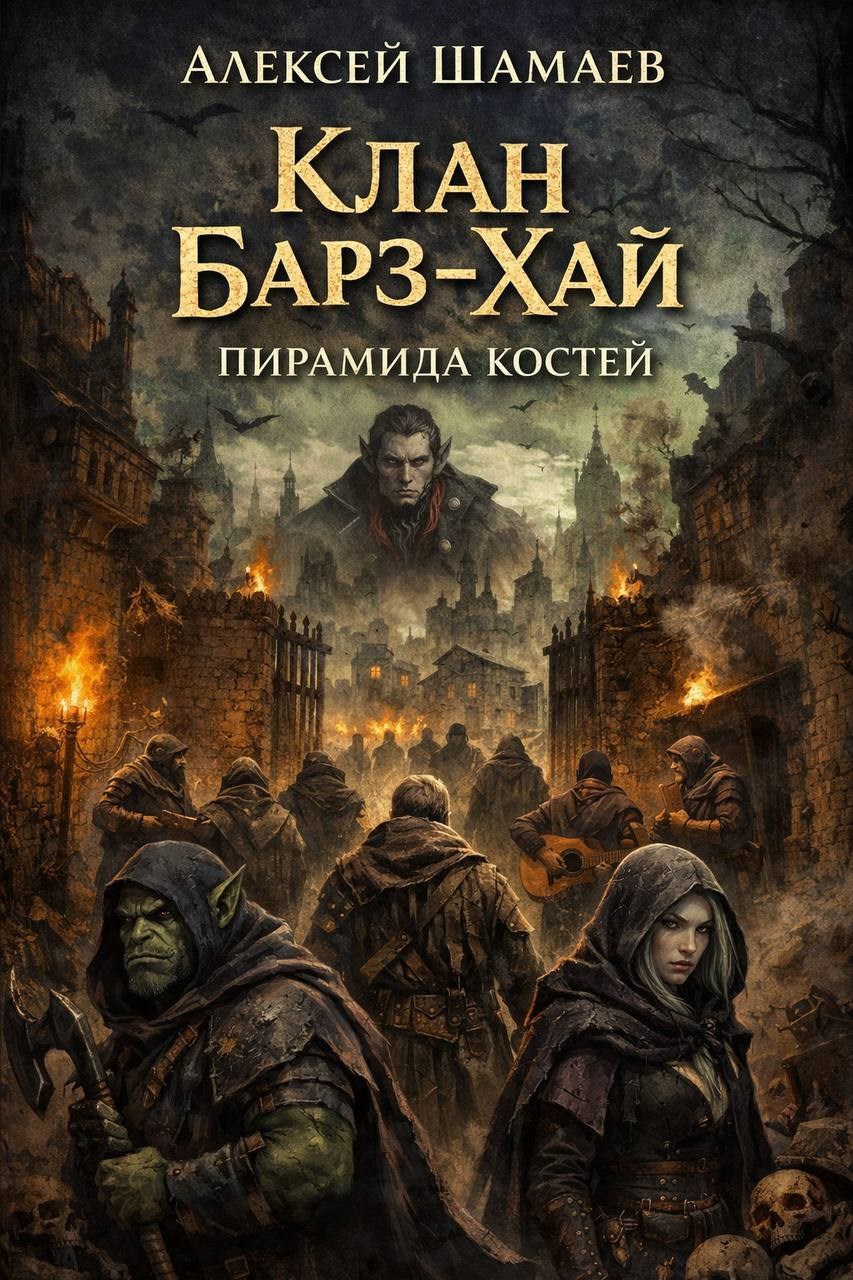 Обложка книги «Клан Барз-Хай "Пирамида костей"»