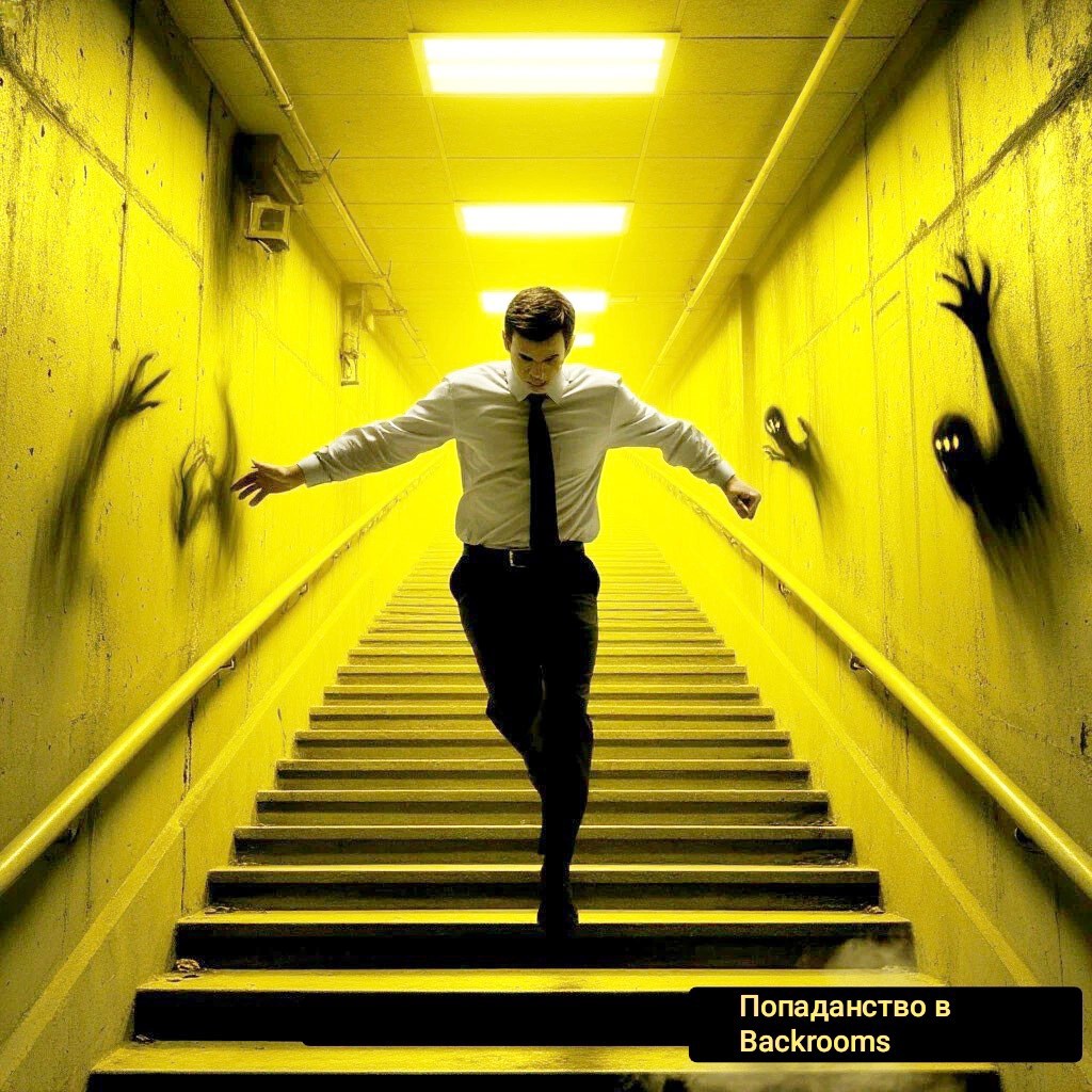 Обложка книги «Попаданство в Backrooms»