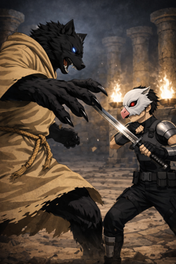 Гурам против Саске АНБУ