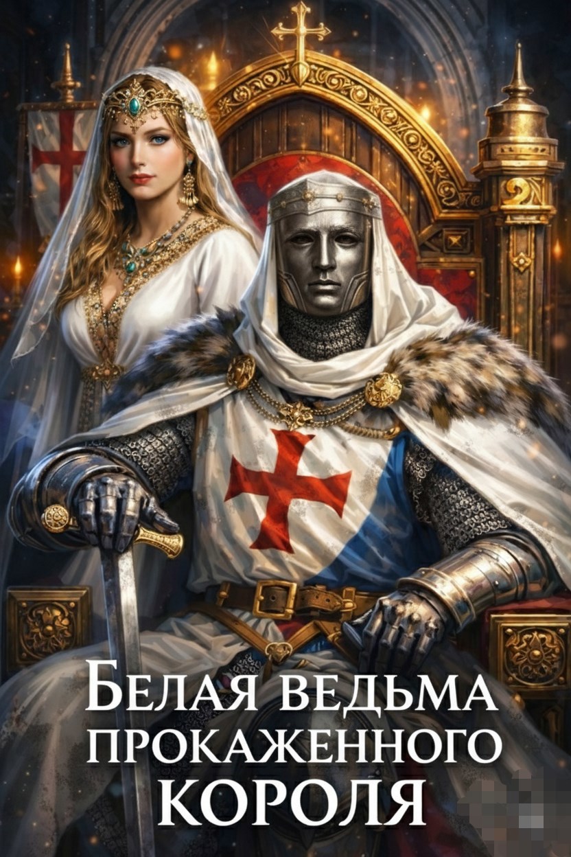 Обложка книги «Белая ведьма прокаженного короля»