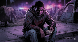 В темноте улочки