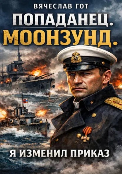 Обложка книги «Попаданец. Моонзунд. Я изменил приказ»