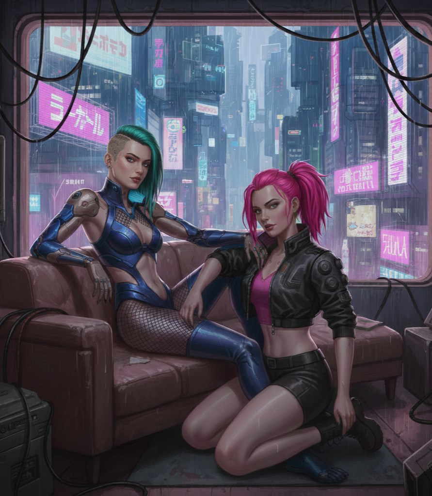 Обложка книги «Cyberpunk 2077: Нейрошок»