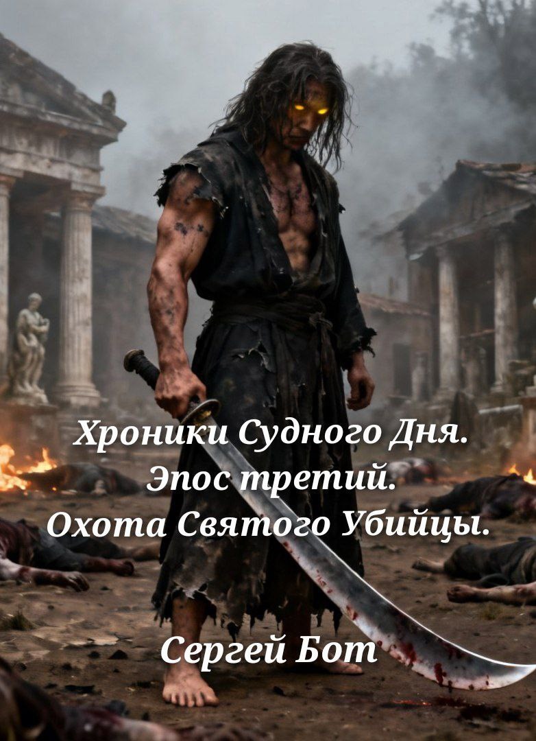 Обложка книги «Хроники Судного Дня. Эпос третий. Охота Святого Убийцы.»