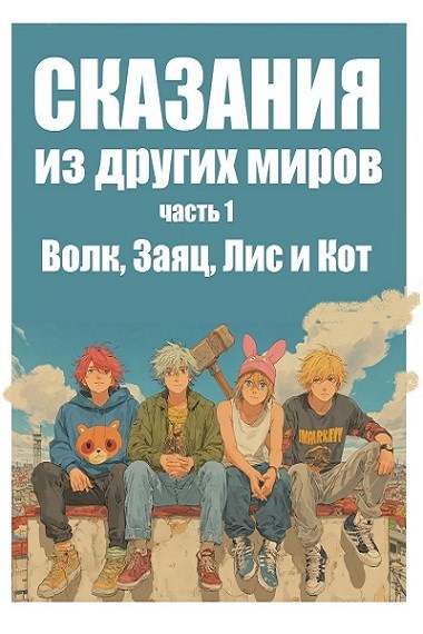 Обложка книги «Сказания из других миров. Часть 1. Волк, Заяц, Лис и Кот»