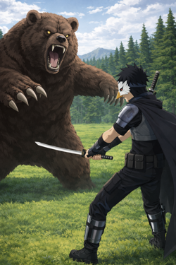 Глава 1 Саске и медведь