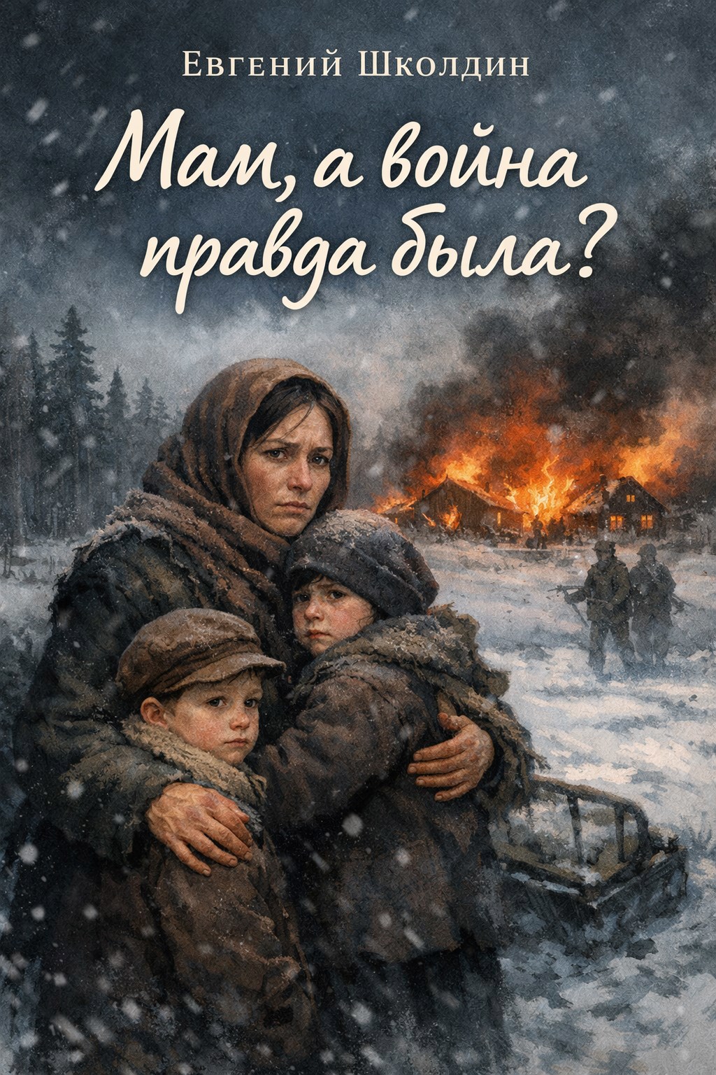Обложка книги «Мам, а война правда была?»