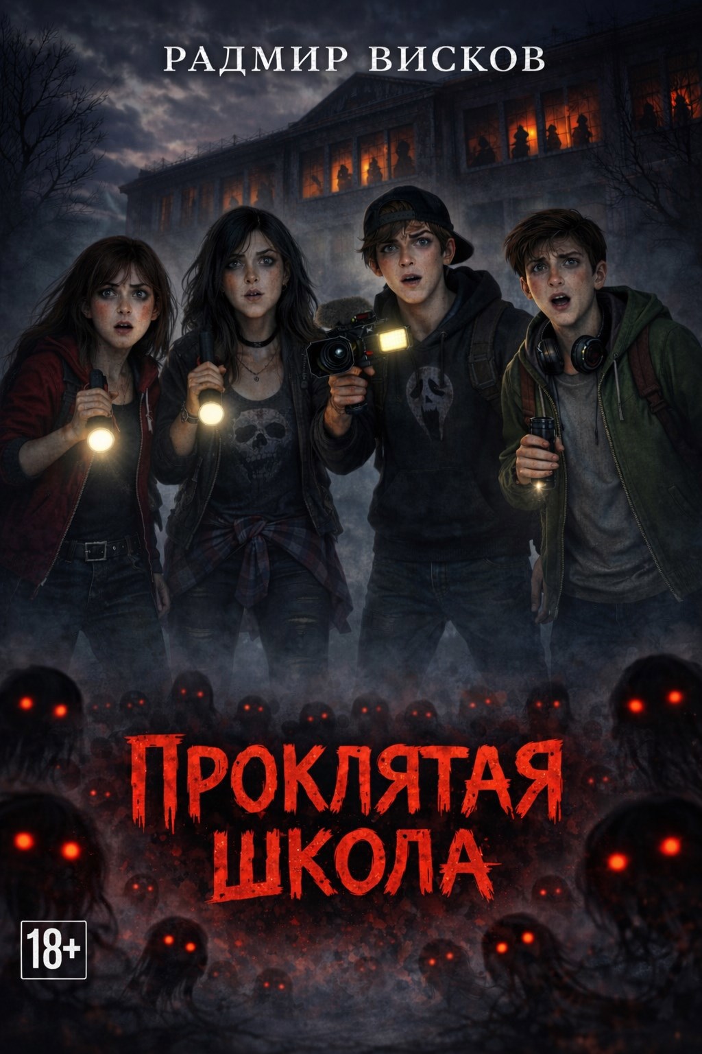 Обложка книги «Проклятая школа тень прошлого»