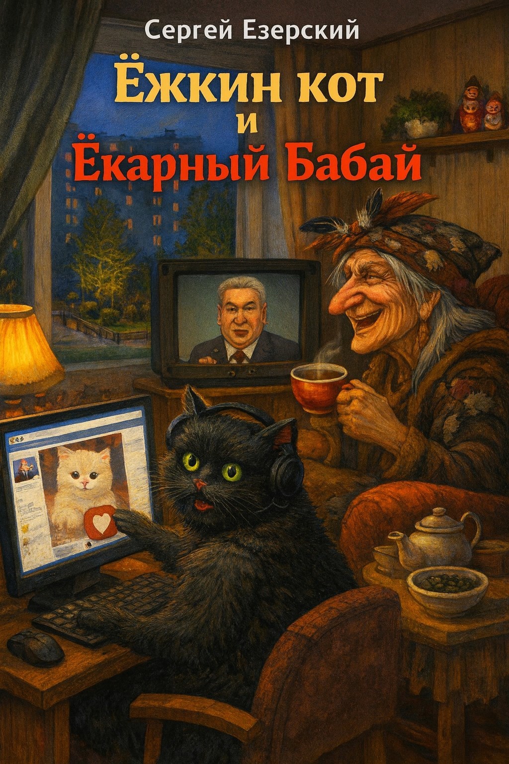 Обложка книги «Ёжкин кот и Ёкарный Бабай»