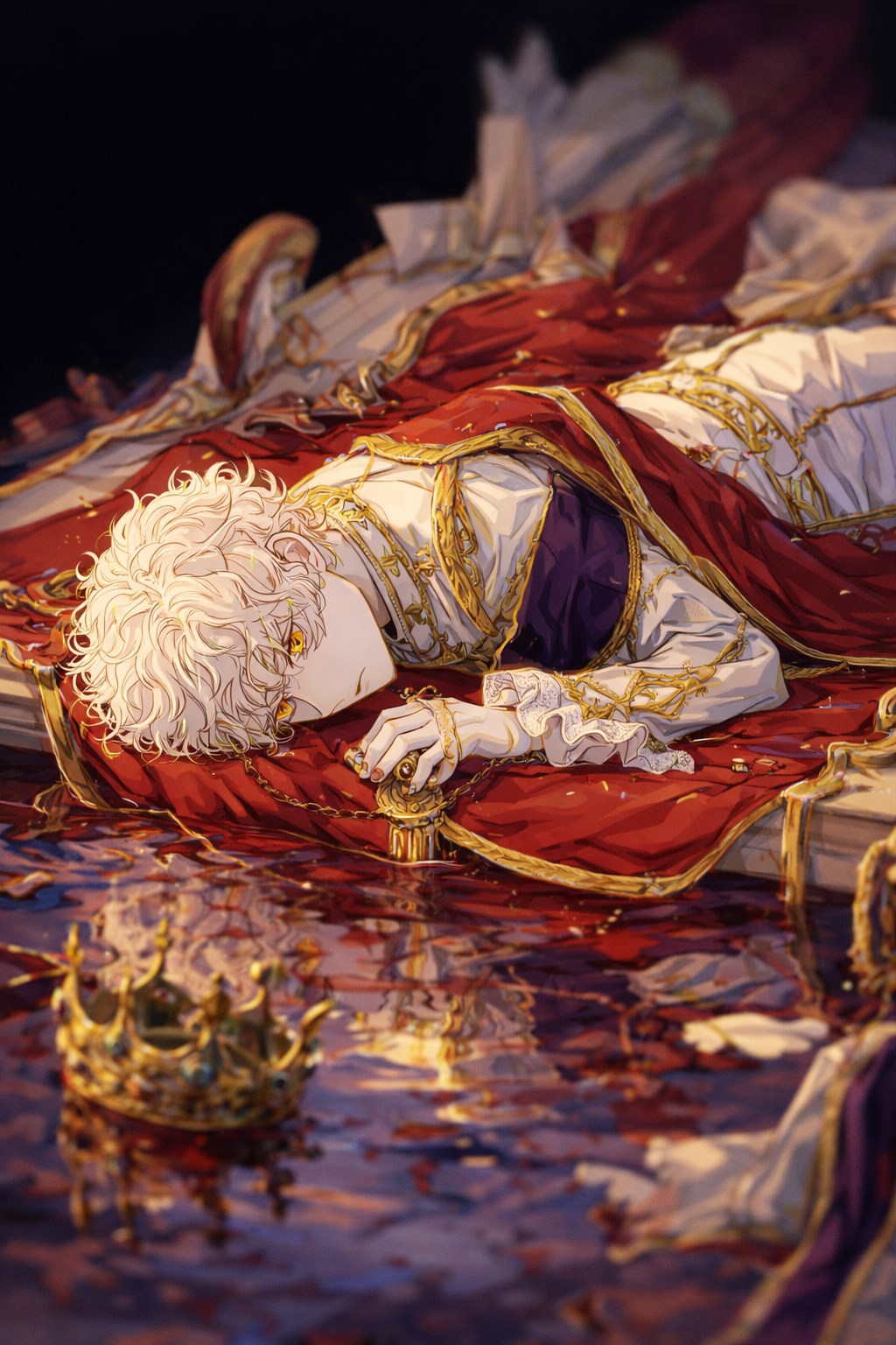 Обложка книги «Когда короны обращаются в пепел»