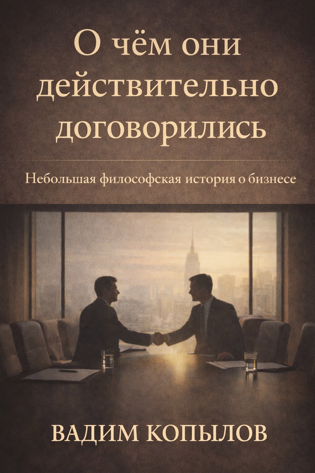Обложка книги «О чем они действительно договорились»
