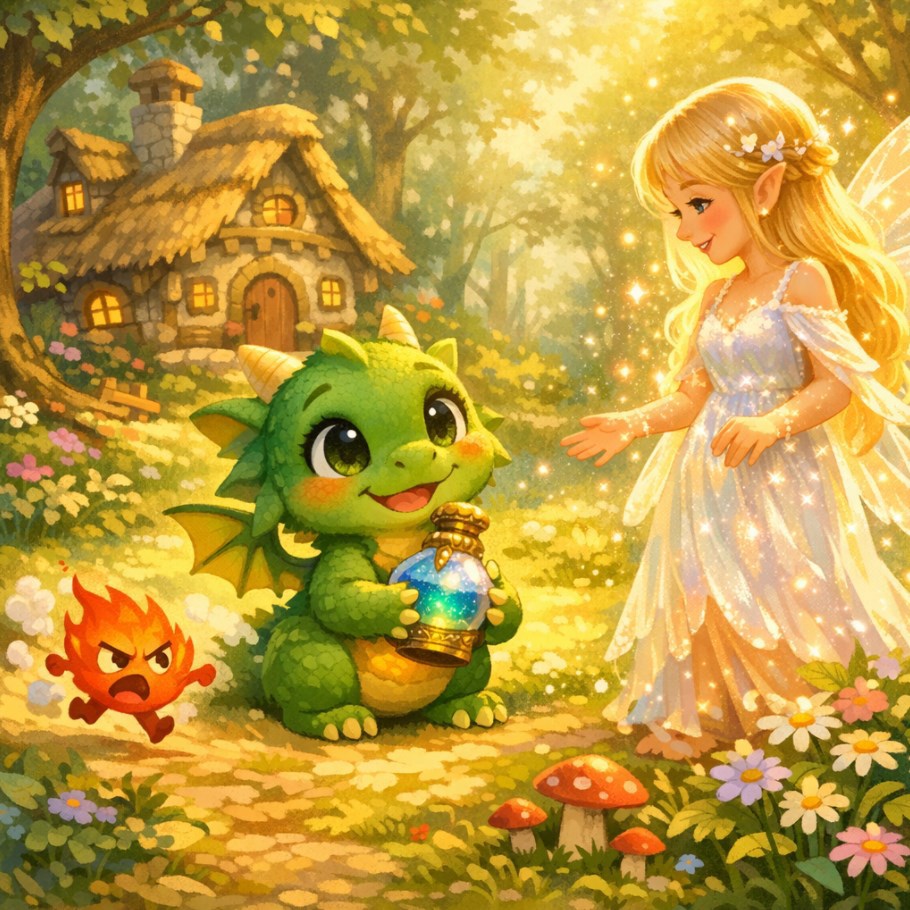 Обложка книги «НЕогнедышащая Дракоша»