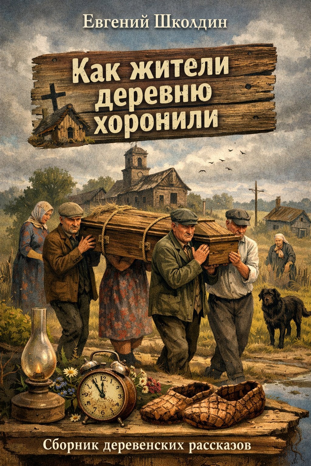 Обложка книги «Сборник деревенских рассказов "Как жители деревню хоронили"»