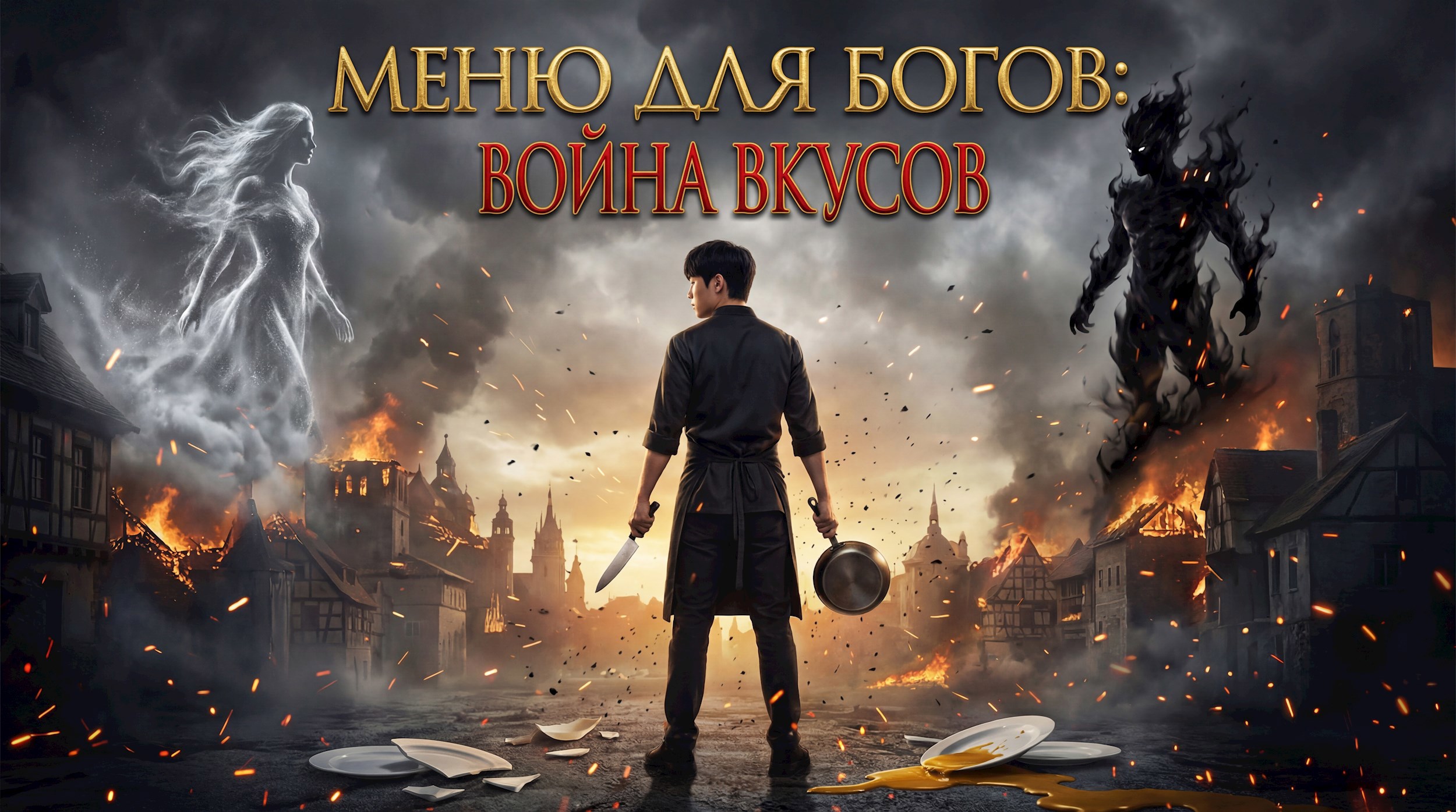 Обложка книги «Меню для богов: Война Вкусов»