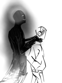 Тень человека