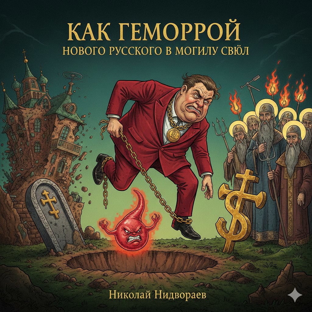 Обложка книги «Как геморрой нового русского в могилу свел»