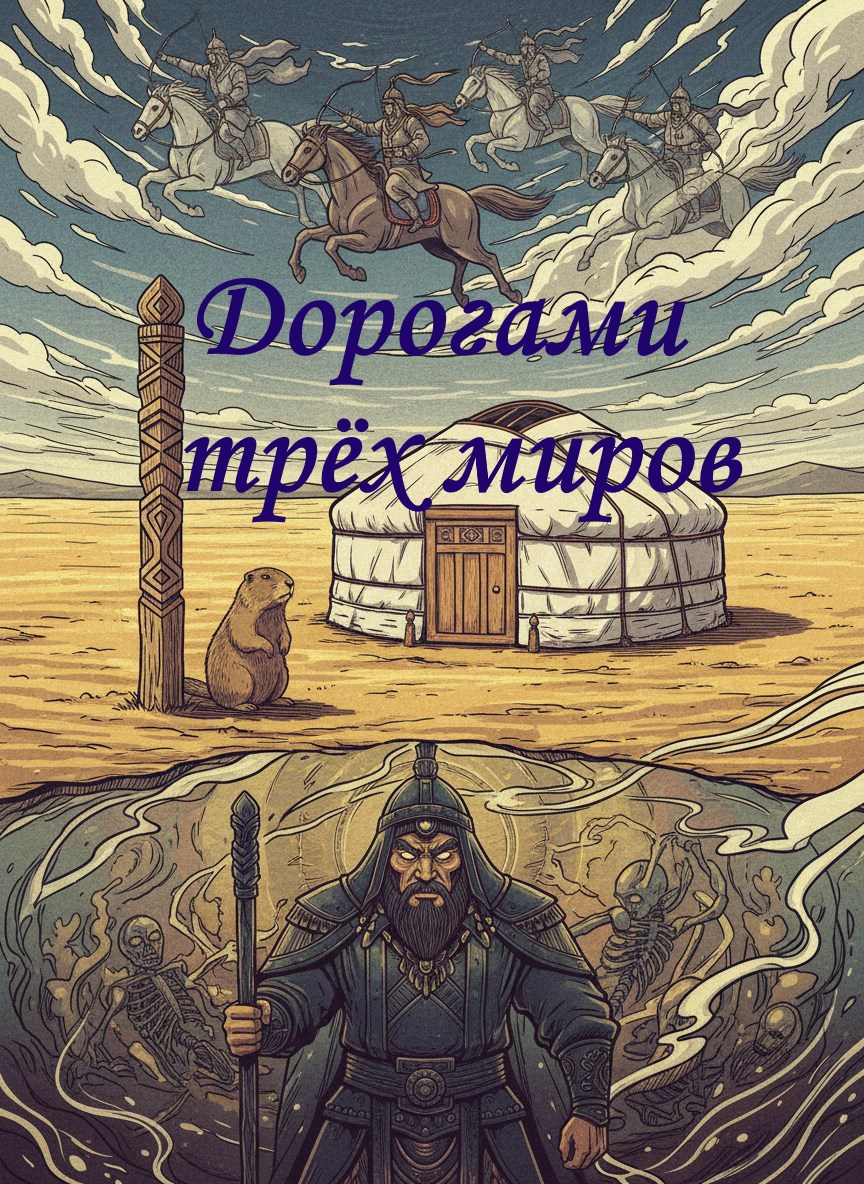 Обложка книги «Дорогами трёх миров»