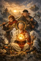 Обложка произведения «Путешествие на Запад»: Алхимия души в странствии монаха