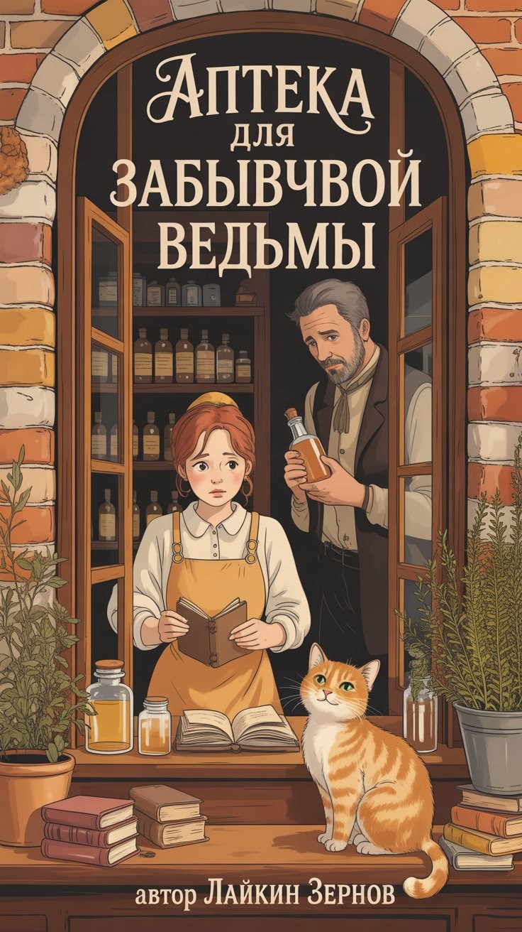 Обложка книги «Аптека для забывчивой ведьмы»