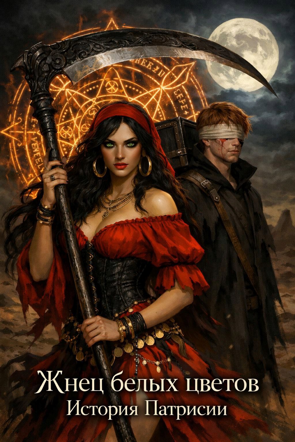 Обложка книги «Жнец белых цветов - История Патрисии»