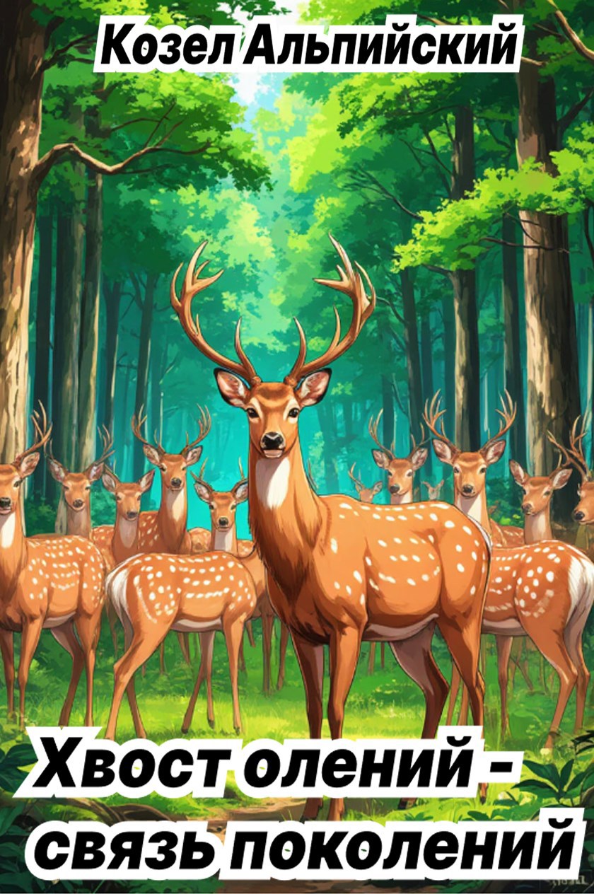 Обложка книги «Хвост олений - связь поколений»