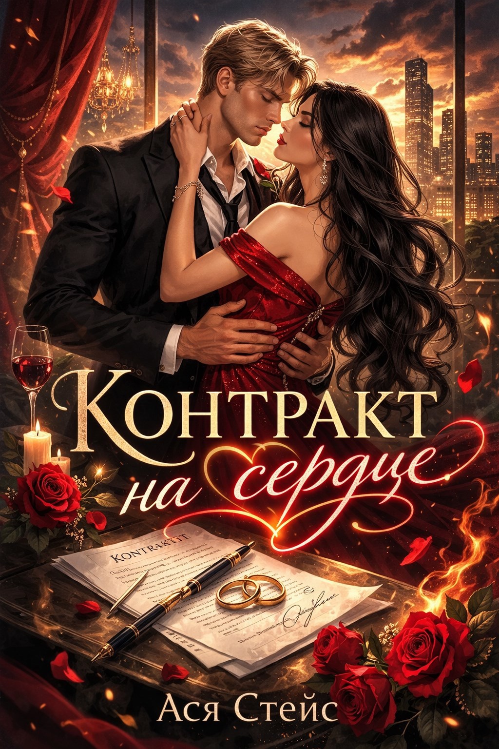 Обложка книги «Контракт на сердце»