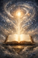 Обложка произведения Если всё иллюзия, то реальна и вечна информация, дух, которым пишется вечность, книга жизни