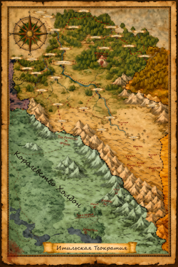 Карта Итильской теократии