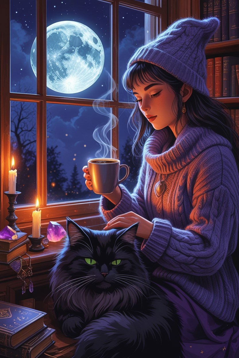 Обложка книги «Ведьмин кот.»