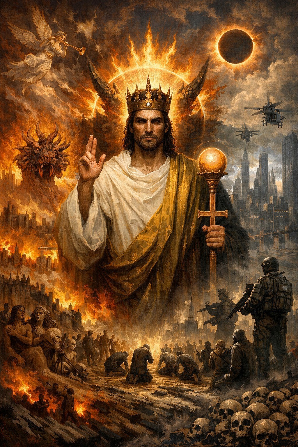 Обложка книги «Образ «Антихриста, назвавшего себя богом»: между эсхатологическим пророчеством и современными интерпретациями»