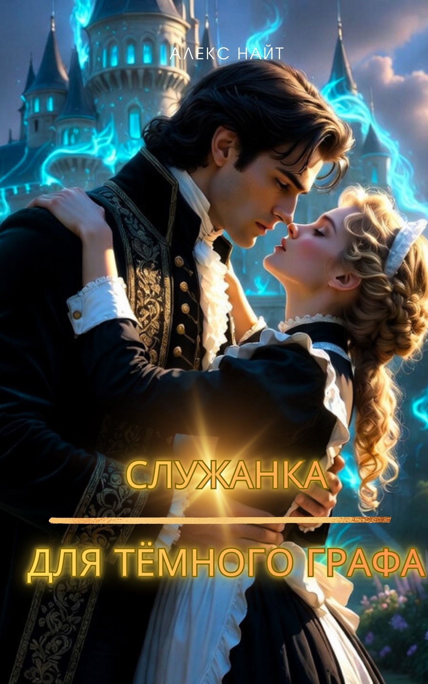 Обложка книги «Служанка для тёмного графа»