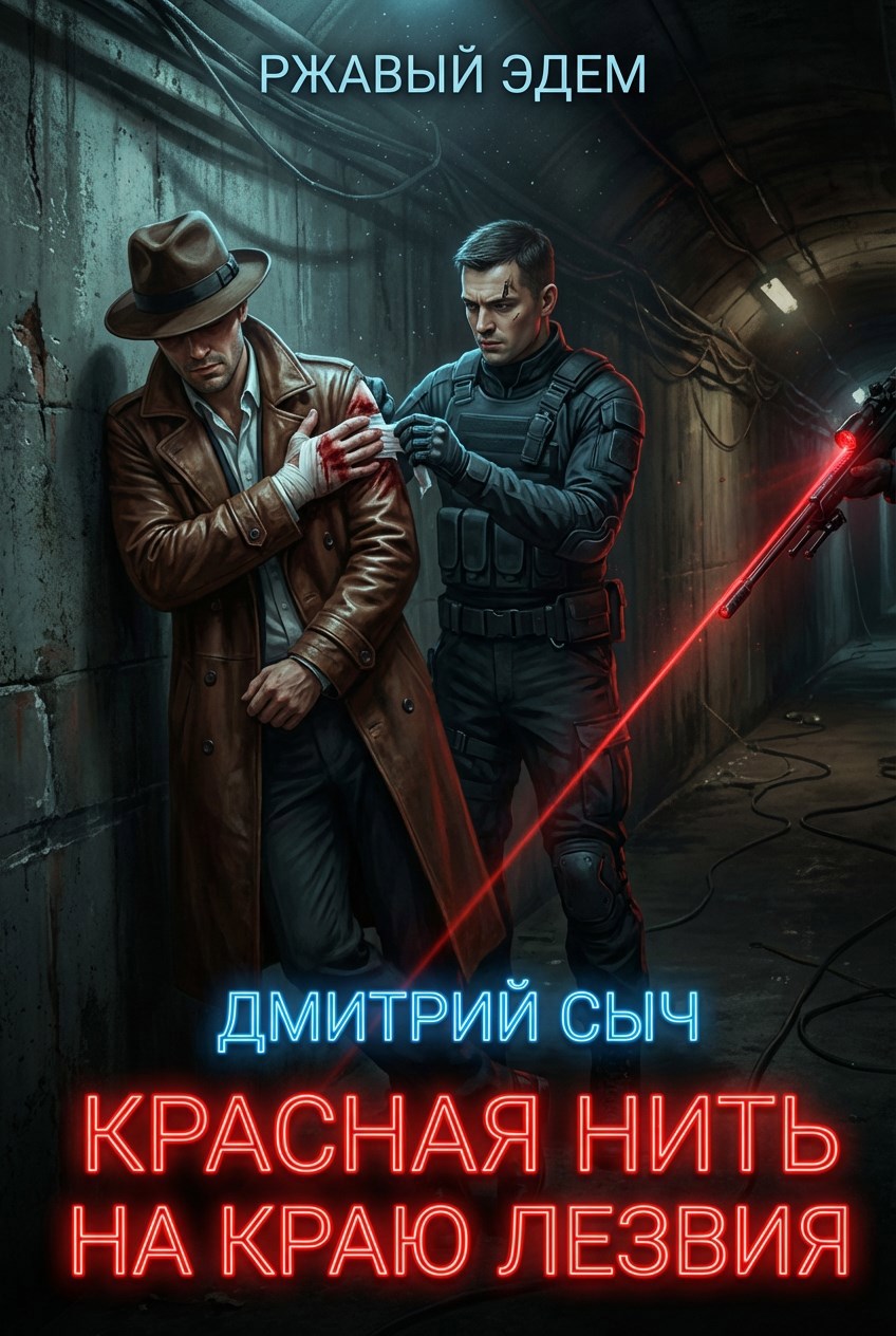 Обложка книги «Красная нить на краю лезвия»