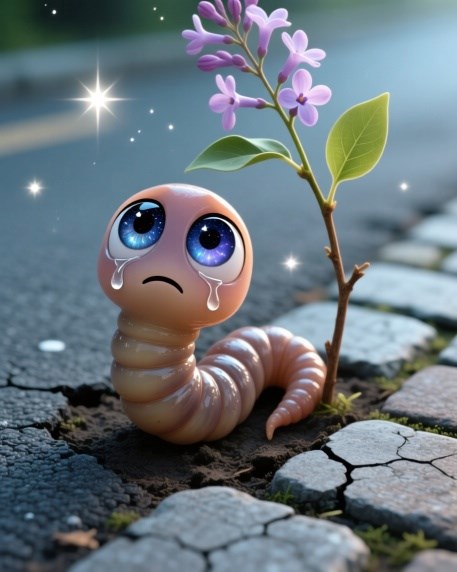 Обложка книги «Червячок Гриша и звездная пыль»