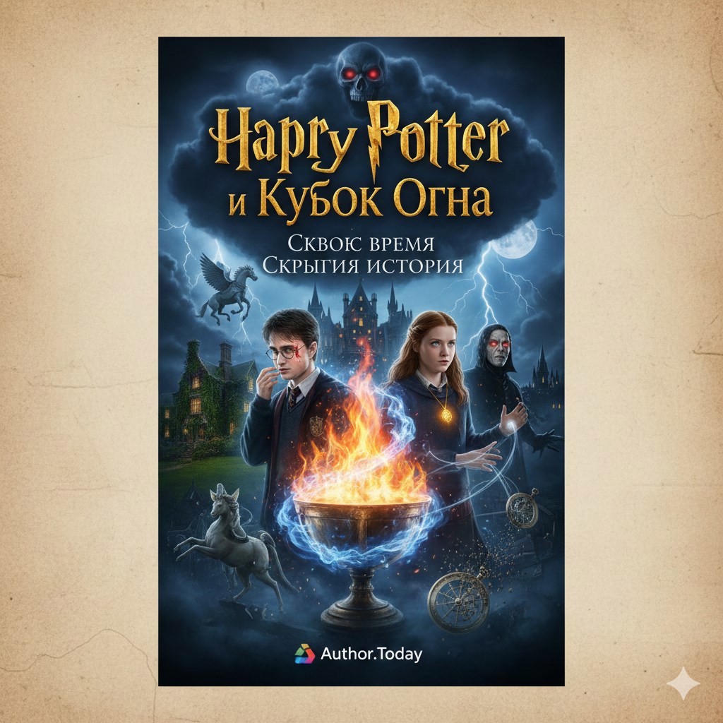 Обложка книги «Книга 4: кубок огня ». Сквозь время Скрытая история Джинни Уизли»