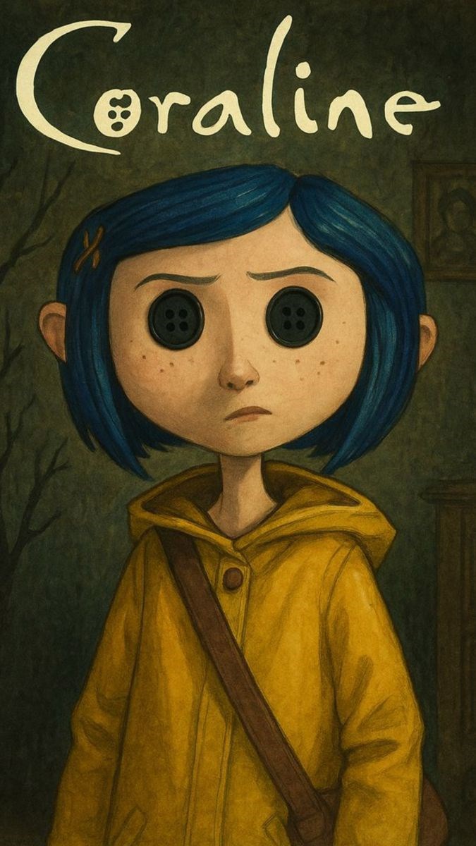 Обложка книги «Коралина в стране кошмаров»