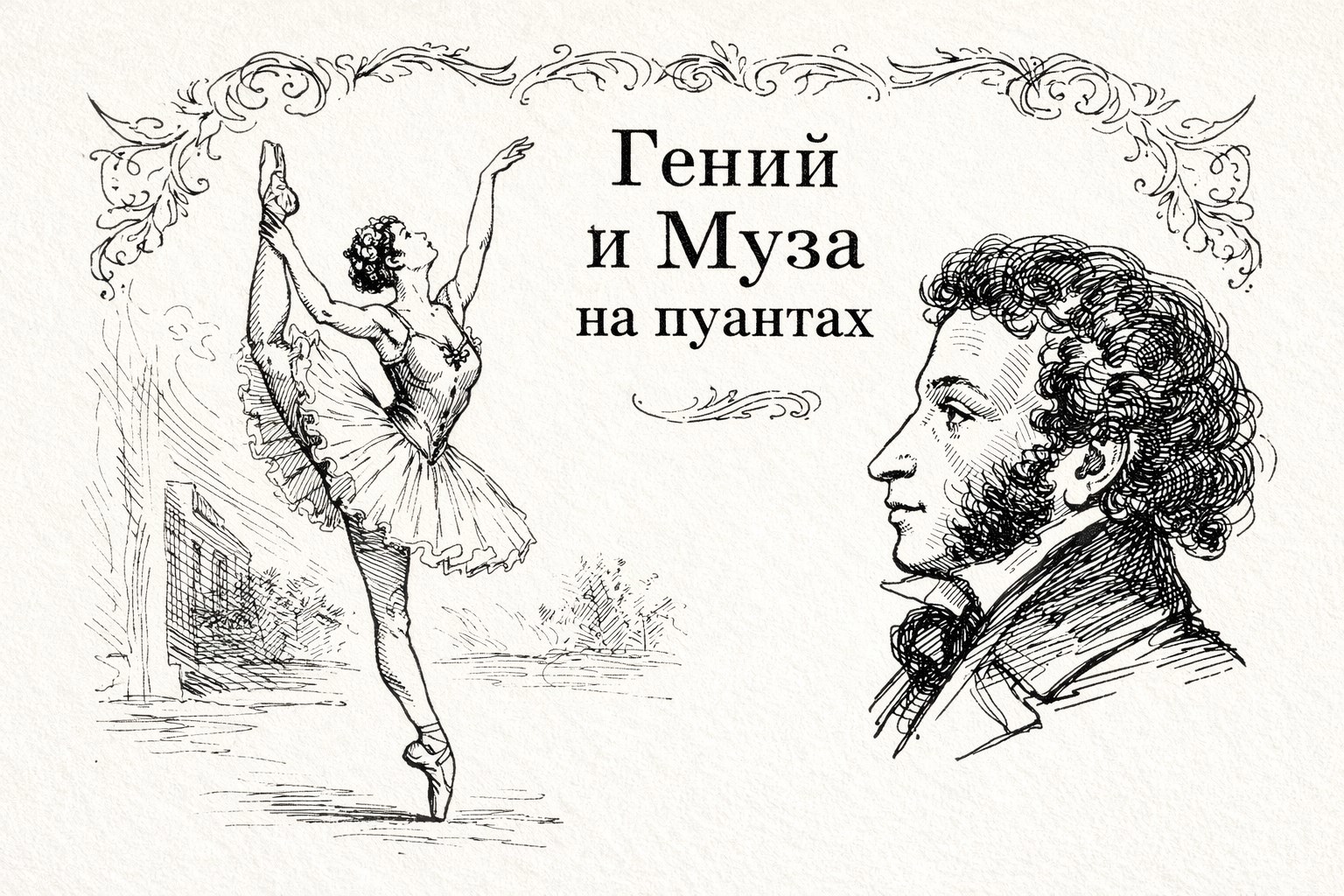 Обложка книги «Гений и Муза на пуантах»