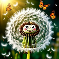 Одуванчик Облачко стал...