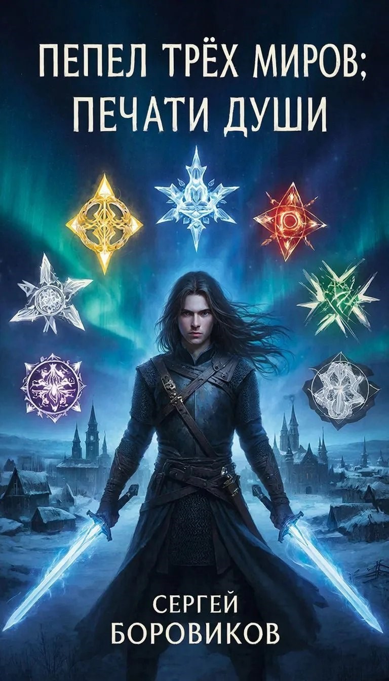 Обложка книги «Пепел Трёх Миров: Печати Души»
