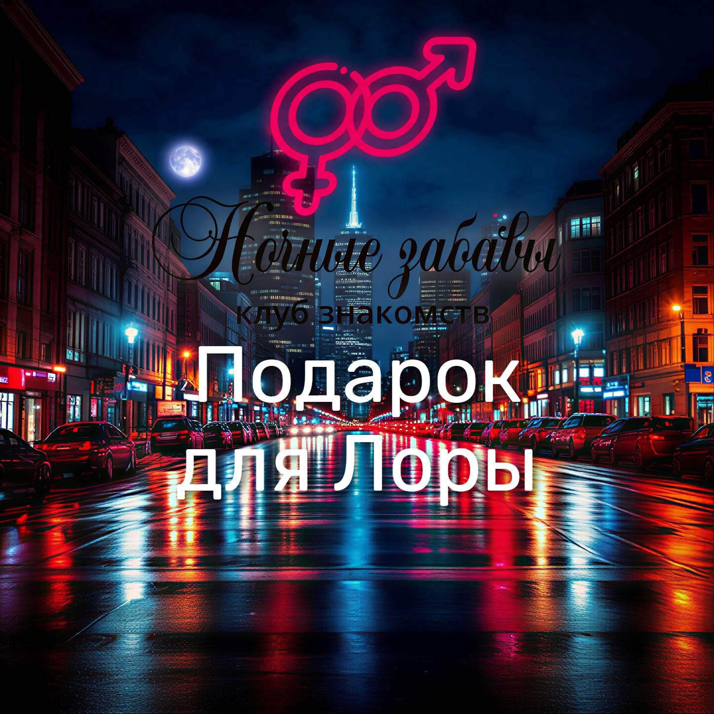 Обложка книги «Клуб «Ночные забавы»: «Подарок для Лоры»»