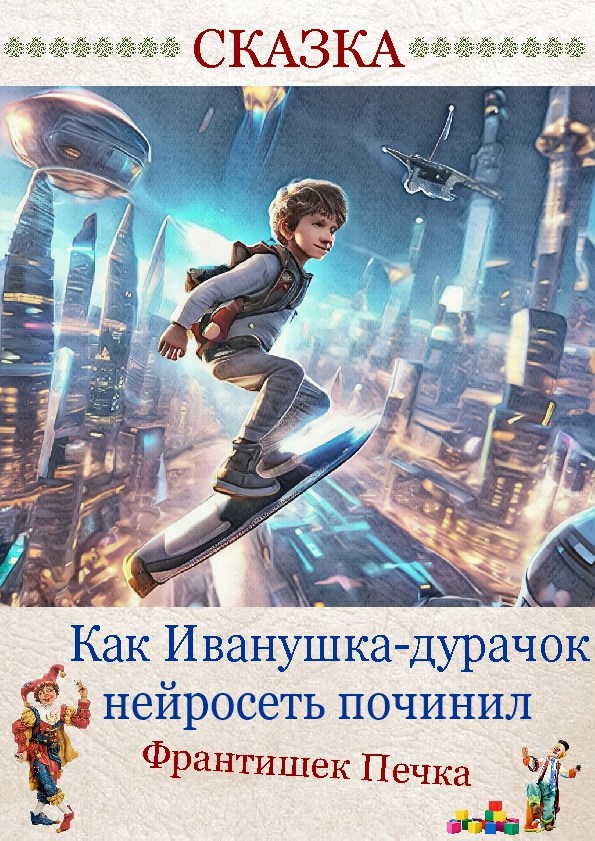 Обложка книги «Как Иванушка-дурачок нейросеть починил»