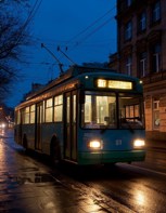 Обложка произведения Невидимая нить: троллейбус и его жертва.