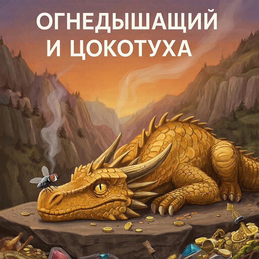 Обложка книги «Огнедышащий и Цокотуха»